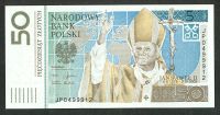 Poland - 2006 50Z, Pope John Paul II Commemorative Note